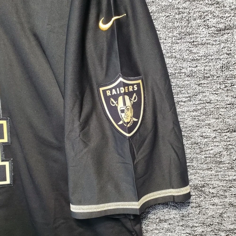 Nike Las Vegas Raiders Derek Carr 4 Salute to Service Jersey Black Mens 3XL